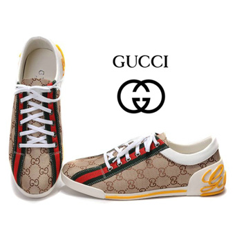 グッチ 靴 スーパーコピー GUCCI デザインスニーカー GGキャンパス ホワイト/赤色 200034